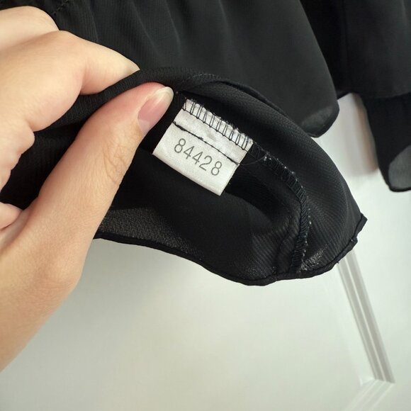 Ann Taylor LOFT Long Sleeve V-Neck Blouse Size Medium Good Condition - Picture 4 of 6